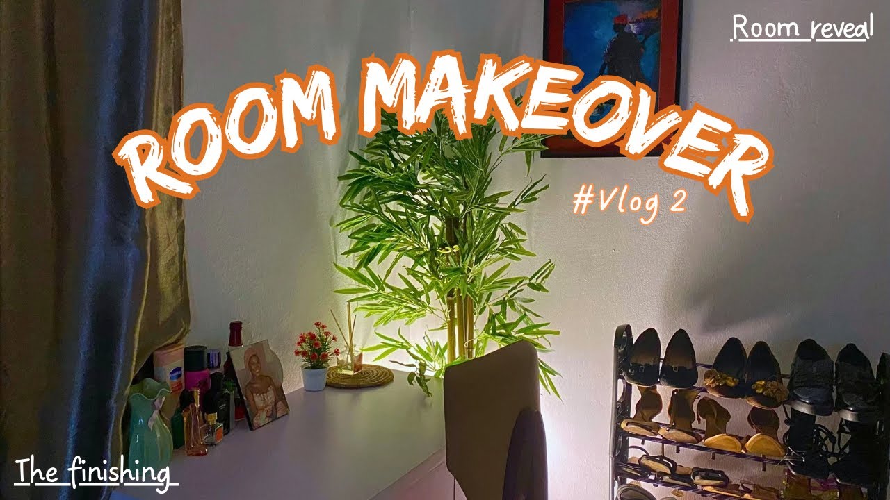 EXTREME SMALL ROOM MAKEOVER Pt 2 +Tour in Lagos,Nigeria | minimalist, aesthetic & pinterest inspired