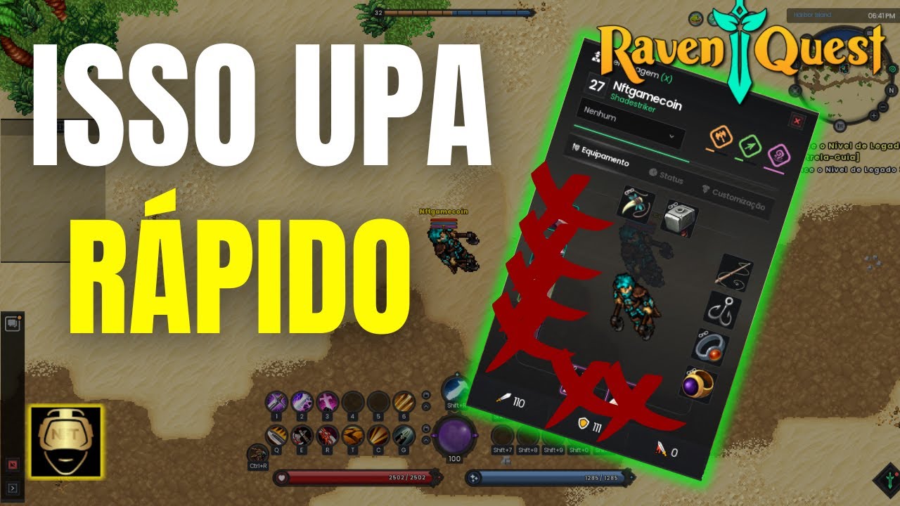 A Melhor BUILD do RavenQuest Para Subir de Nível Mais Rápido