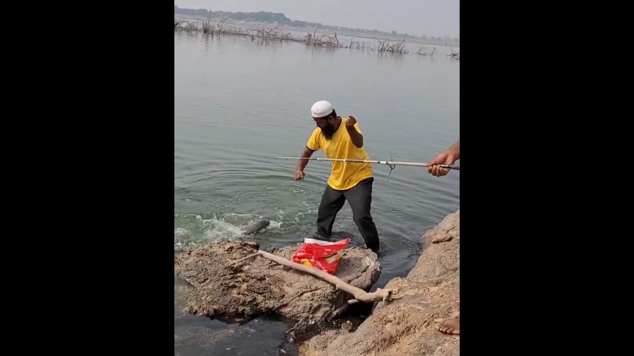 BIG SIZE ROHUFISH WITH A SINGLE HOOK FLOAT FISHING TECHNIQUES IN RIVER;ABDUL SAMI FISHING
