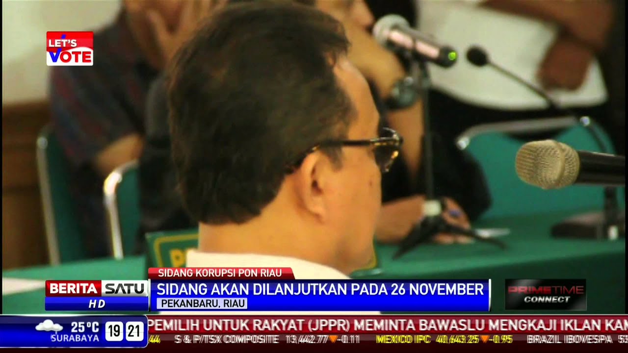 PON Riau, Hakim Tipikor Tolak Eksepsi Rusli Zainal