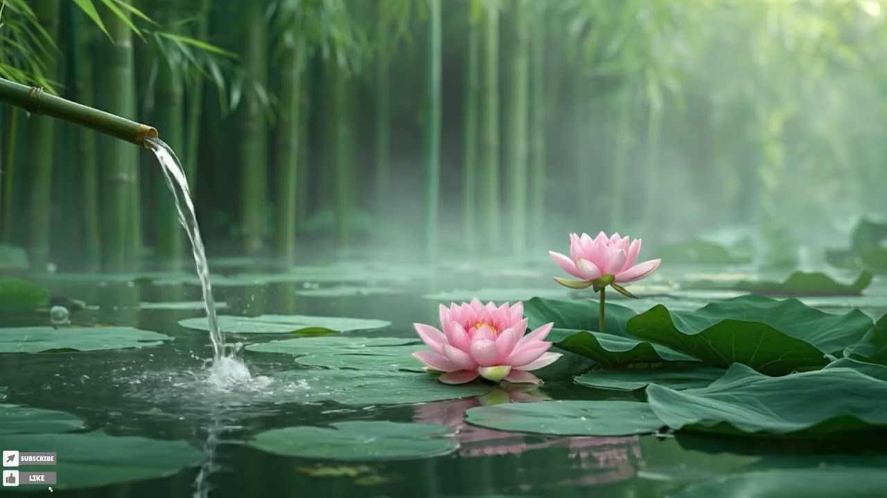 Relaxing Music | Soft Piano, Flowing Water & Inner Peace Meditation