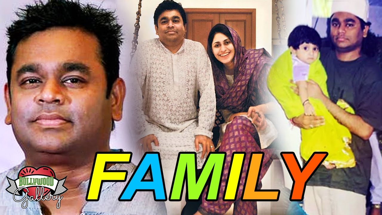 A  R  Rahman Family With Parents, Wife, Son, Daughter & Sister