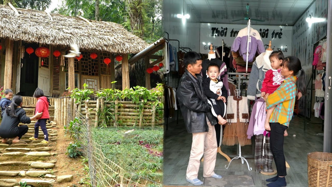 Year-end preparations: Decorating the house and shopping for new clothes for Tet