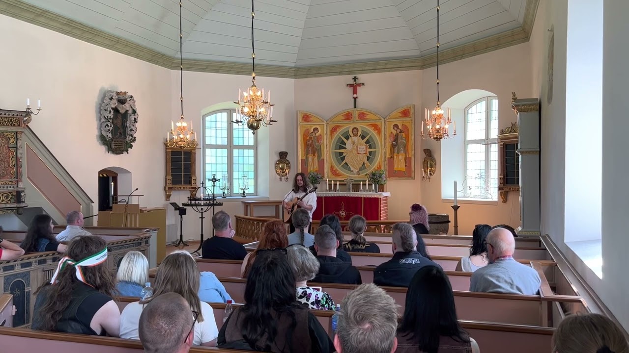 Colin Hendra (Wytch Hazel) - Live Acoustic show at Blädinge Church Muskelrock 2022 - Full show