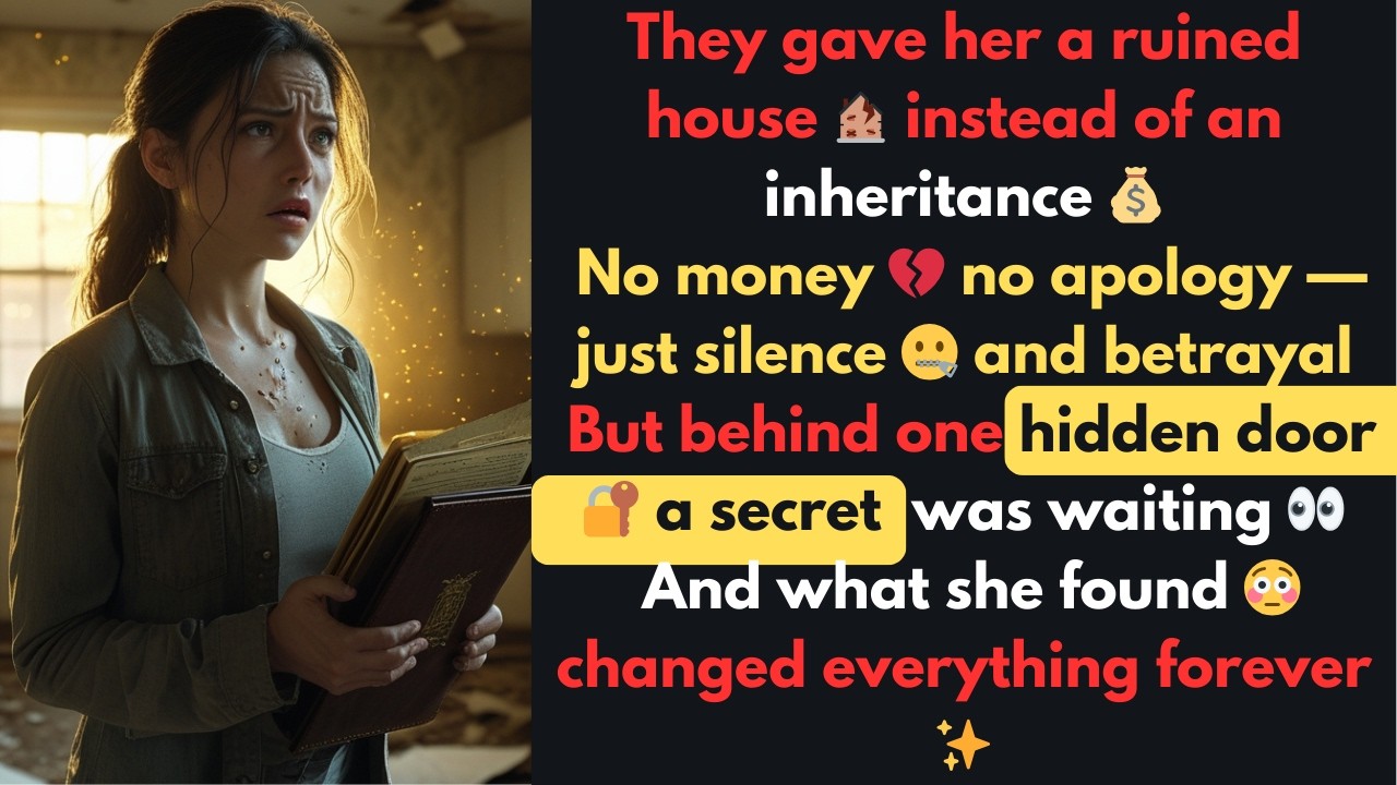 They Gave Me a Ruined House Instead of an Inheritance — Family Betrayal Story