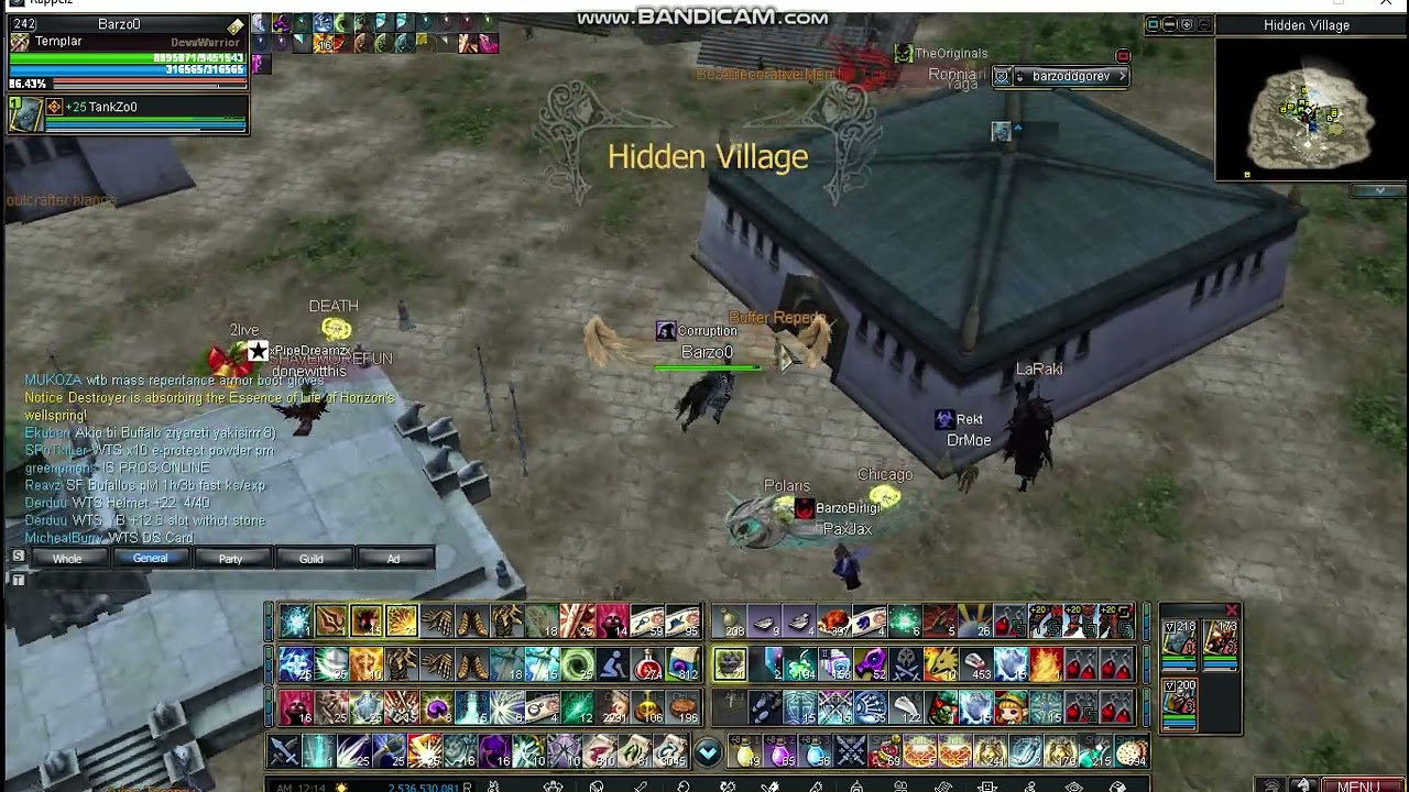 Rappelz Boss Hunting Event (Boss Places)