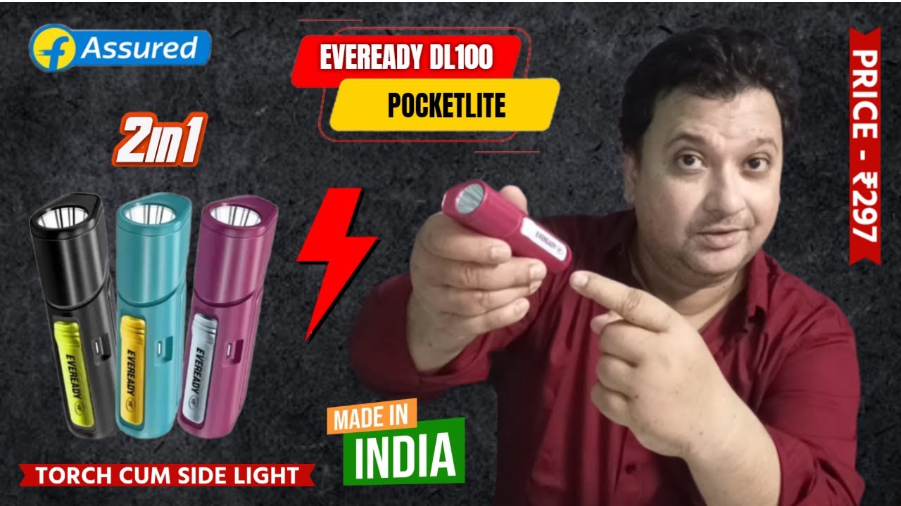 The Ultimate Guide to EVEREADY POCKETLITE DL100 Rechargeable Torch Cum Side Light