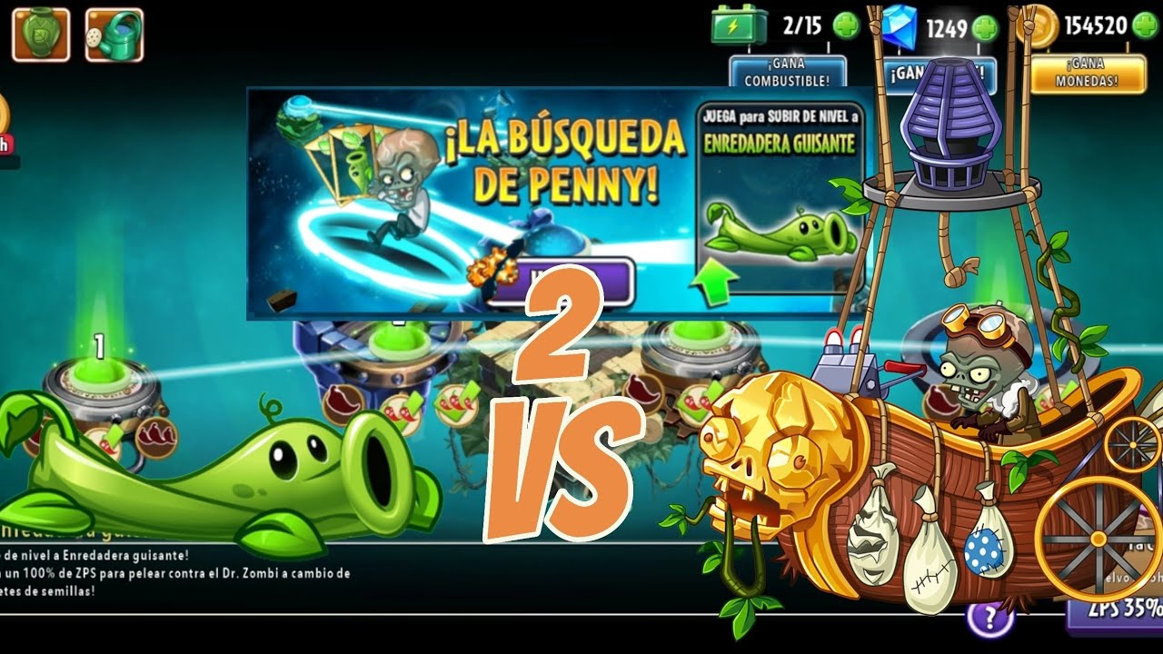 PVZ 2 | Búsqueda de penny | Enredaderaguisante  lvl 7⚡