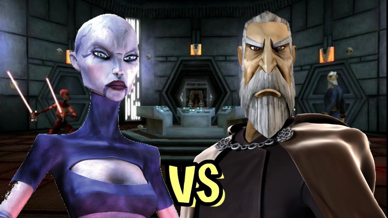 Asajj Ventress vs Count Dooku - Lightsaber Duels