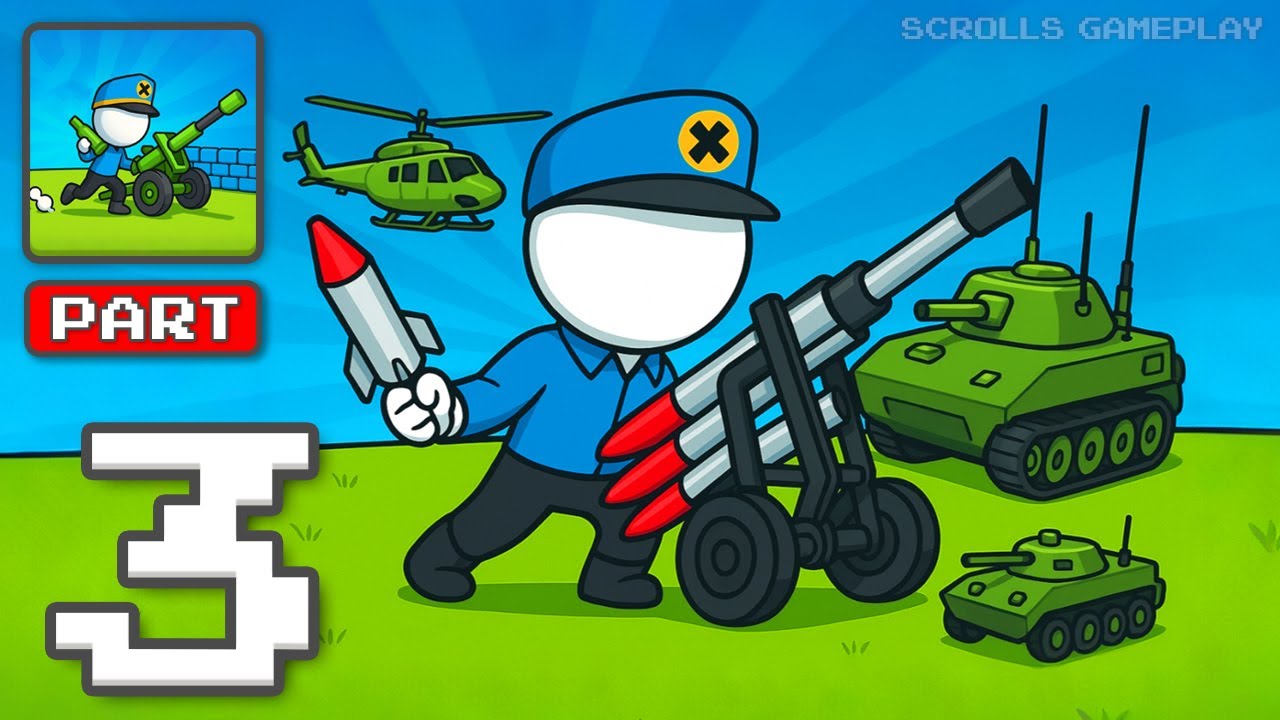 My Mini Army - Gameplay Walkthrough Part 3 - Build Troops Lead Battles (iOS, Android)