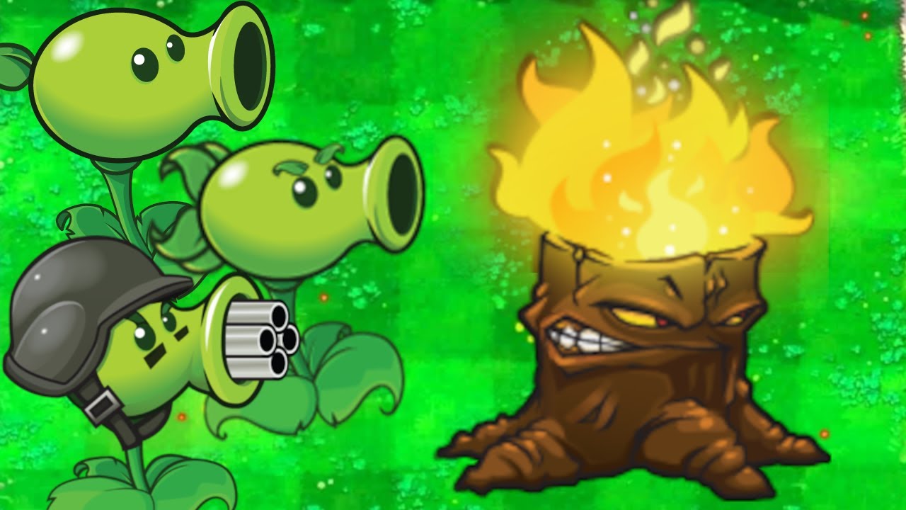 A Deck With Only Cards From The Original PvZ 1