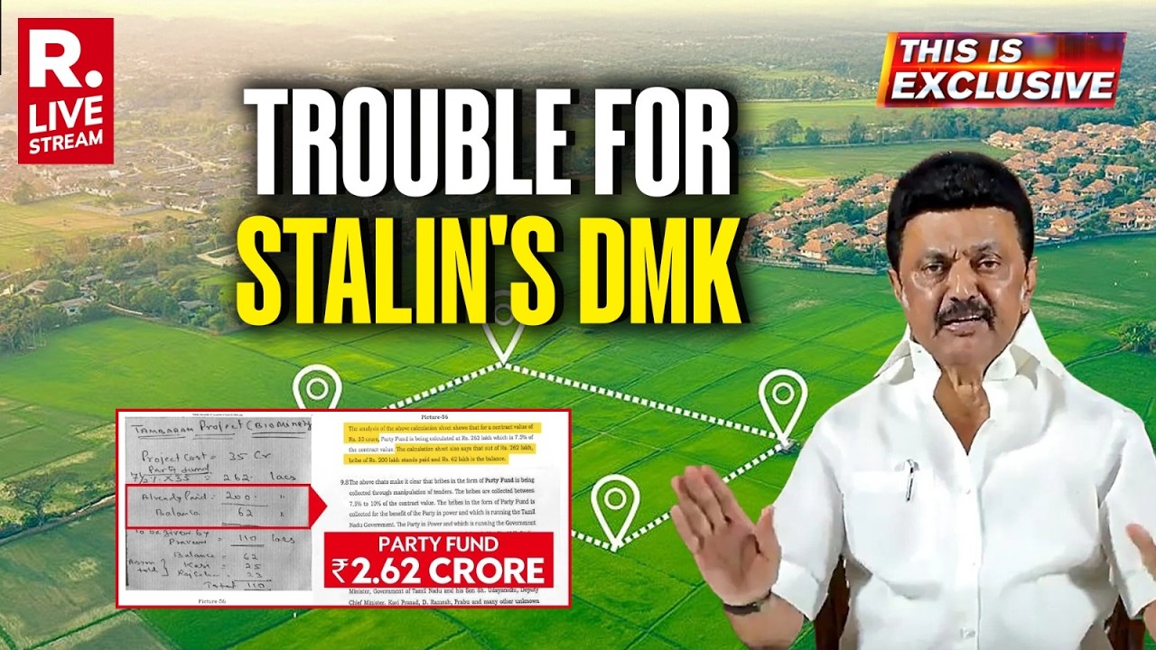 This Is Exclusive LIVE: Stalin And DMK Involved In Murky Scandal | 3 Scams, All Gone: How?