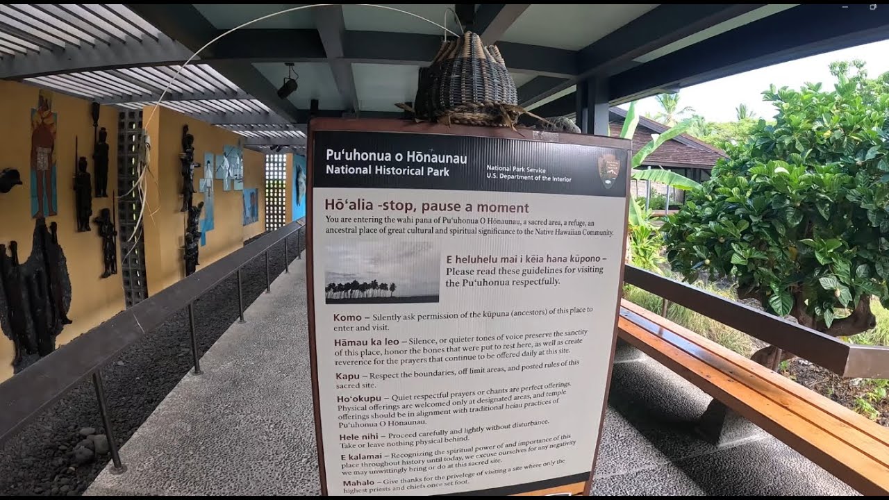 We loved visiting the Pu'uhonua O Honaunau National Historical Park right by 2-Step beach!