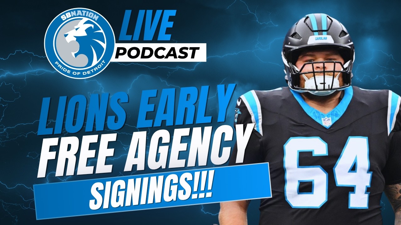 PODcast: Reacting to Detroit Lions' slow start to free agency