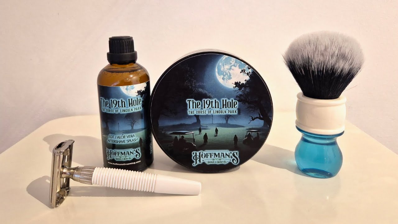 Мыло и средство для мытья посуды Hoffman's The 19th Hole / Gillette Slim Twist / Щетка Yaqi Auqa