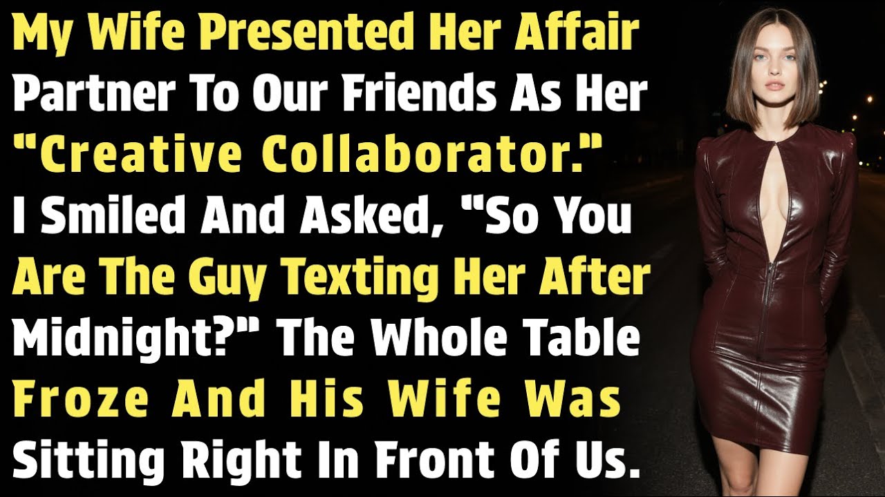 My Wife Presented Her Affair Partner To Our Friends As Her “Creative Collaborator.” I Smiled And…