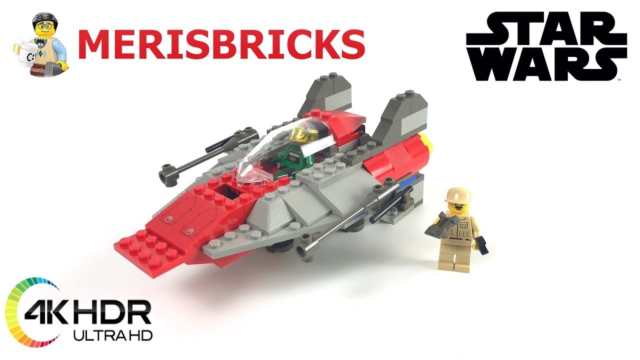 REVIEW LEGO Star Wars set 7134 A-wing Fighter - Speed Build 4K #LEGO #LegoSpeedBuild #LegoStarWars