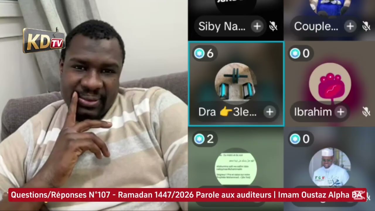 Questions/Réponses N°107 - Ramadan 1447/2026 Parole aux auditeurs | Imam Oustaz Alpha BA 