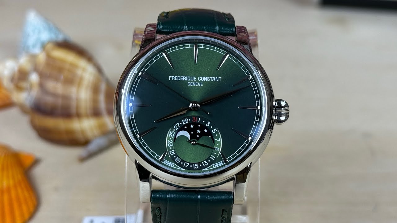 Frédérique Constant Manufacture Classic Moonphase Date Зеленый цвет