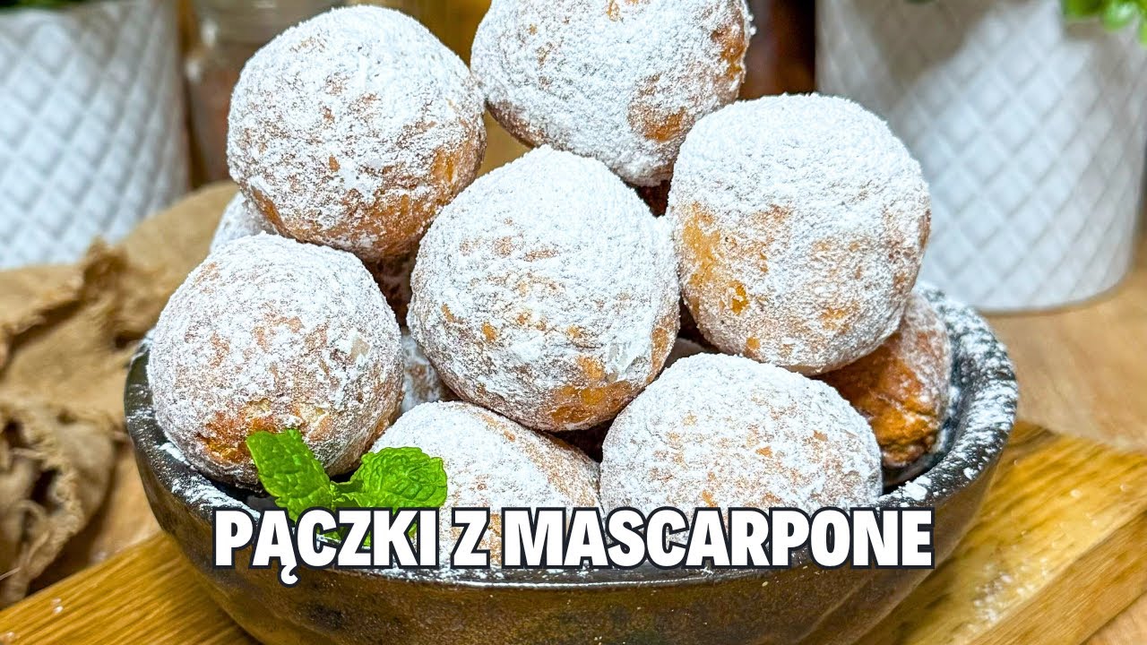Mini pączki z mascarpone &ndash; Lekkie, puszyste i idealnie słodkie! | Przepis na pączki&nbsp;|&nbsp;jedz&nbsp;pysznie