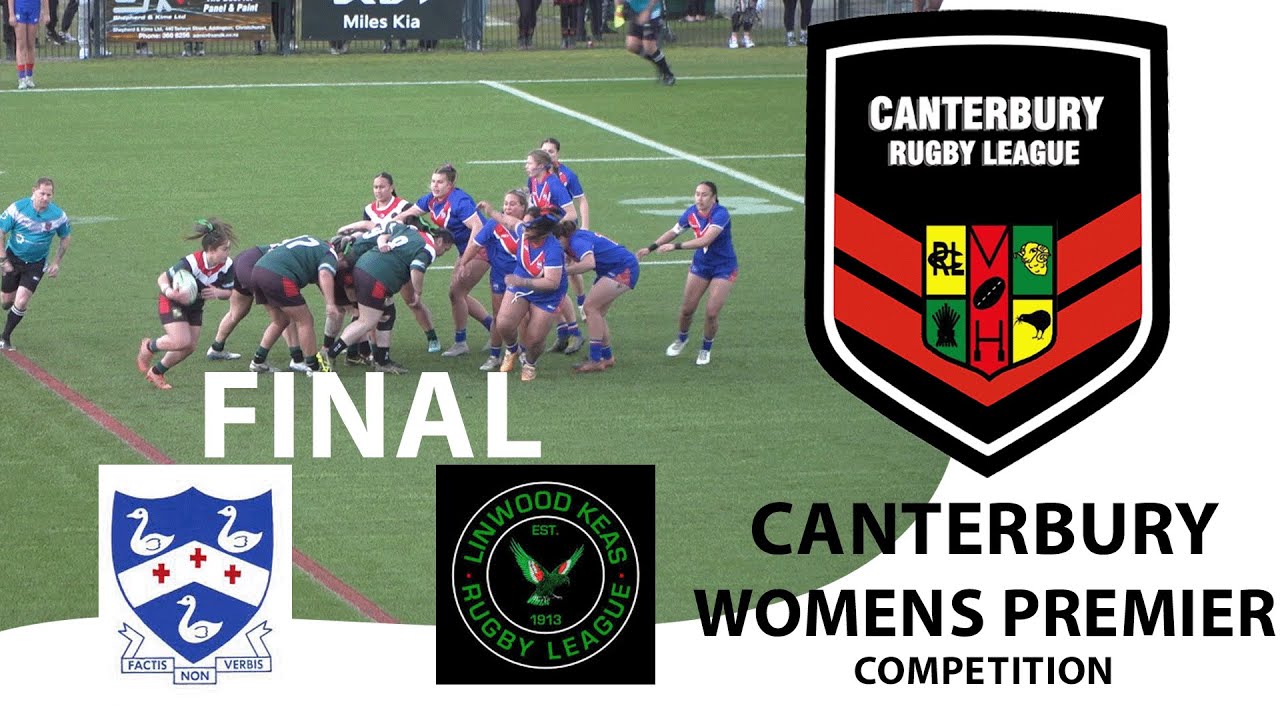 Canterbury Rugby League Premier Women's Final - Linwood Keas vs Sydenham Swans