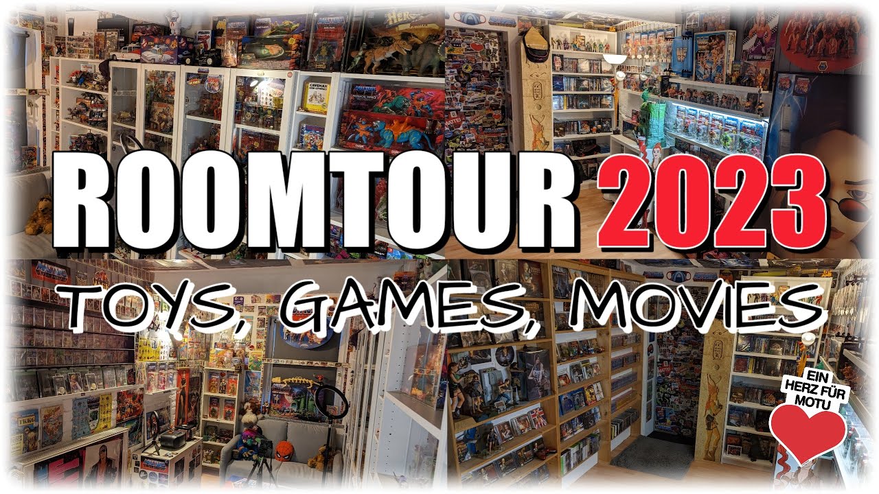 ROOMTOUR 2023 Toys, Games, Movies 😲 80er/90er Jahre Stuff, den wir SAMMLER lieben!