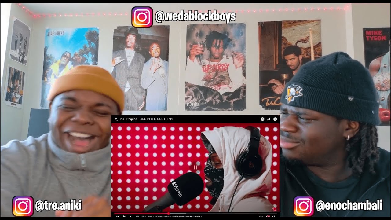 PS Hitsquad - FIRE IN THE BOOTH pt1 - REACTION
