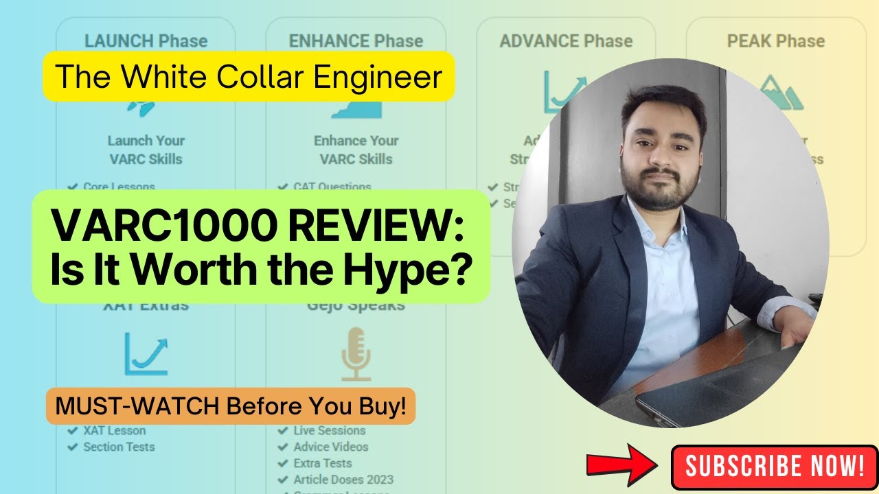 GEJO Sir's VARC1000 Detailed Review | Complete Course of VARC for CAT 2025 | Course Structure