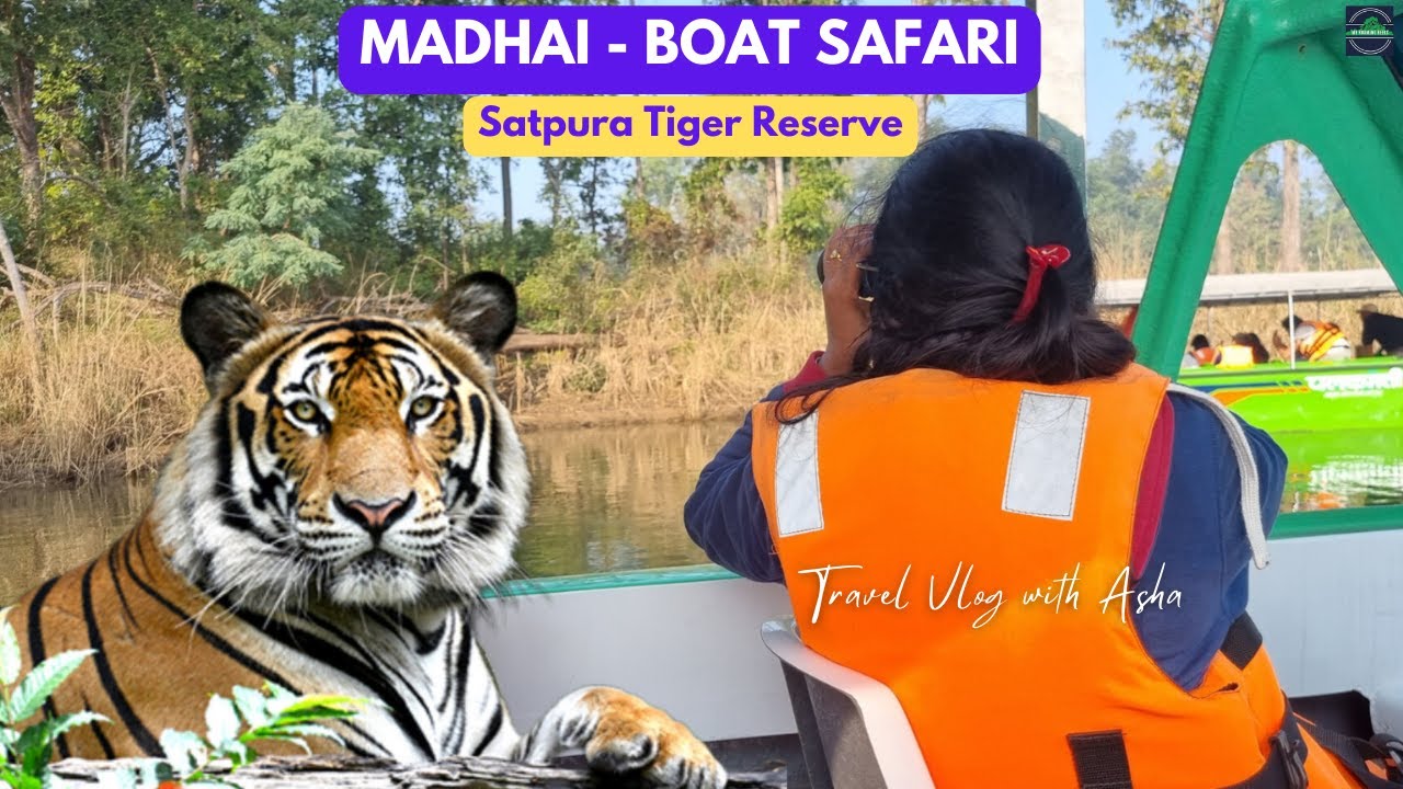 MP: EP04 - Madhai-Boat Safari In Denwa River | Tiger Sighting | Satpura Tiger Reserve