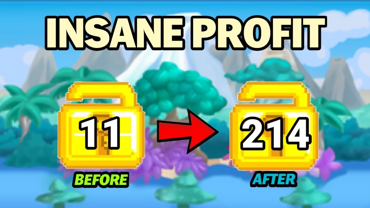 THIS PRO EASY PROFIT METHOD!! GIVE SO MUCH WORLD LOCK!!🤑 | Growtopia profit 2023 | Growtopia