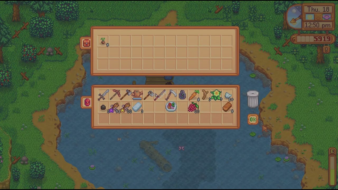 Stardew Valley spring 18 year 1