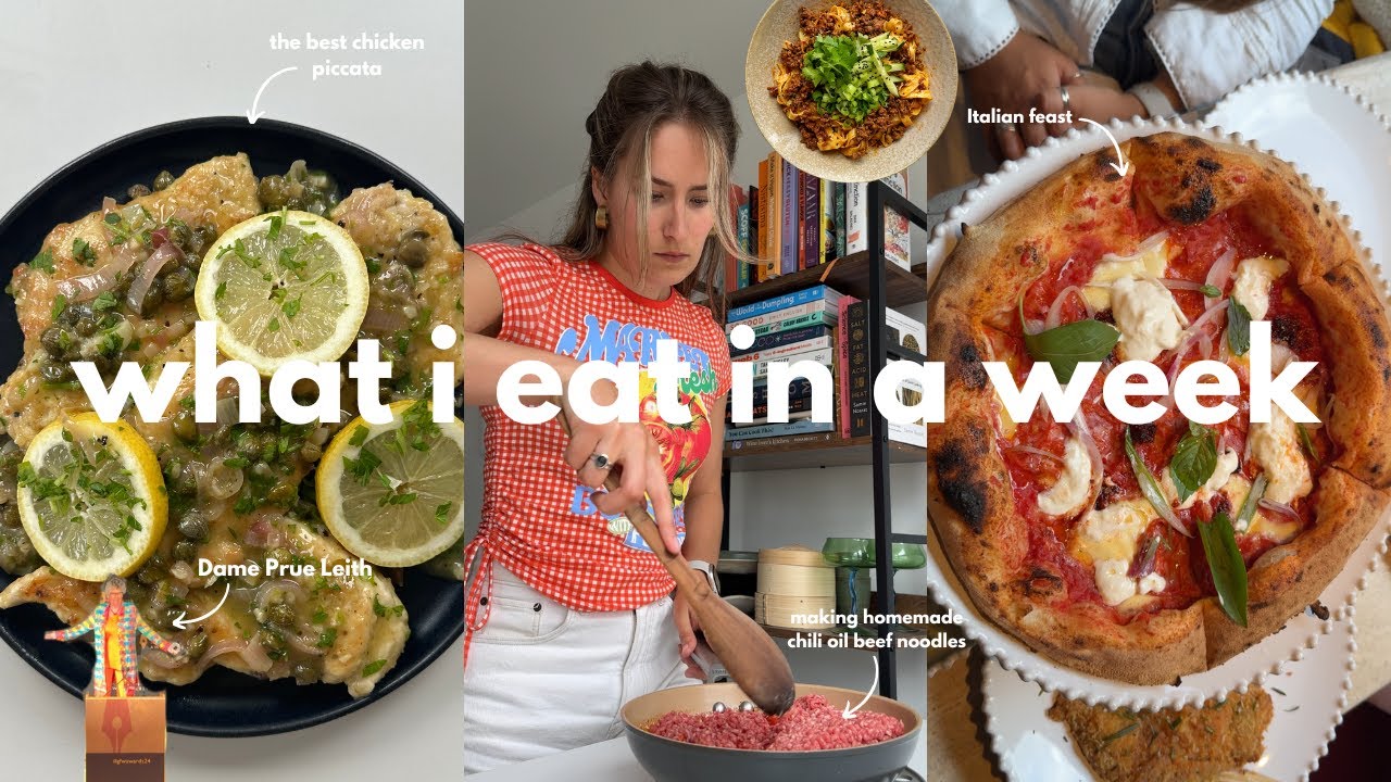 What I Eat in a Week *lots of eating out*