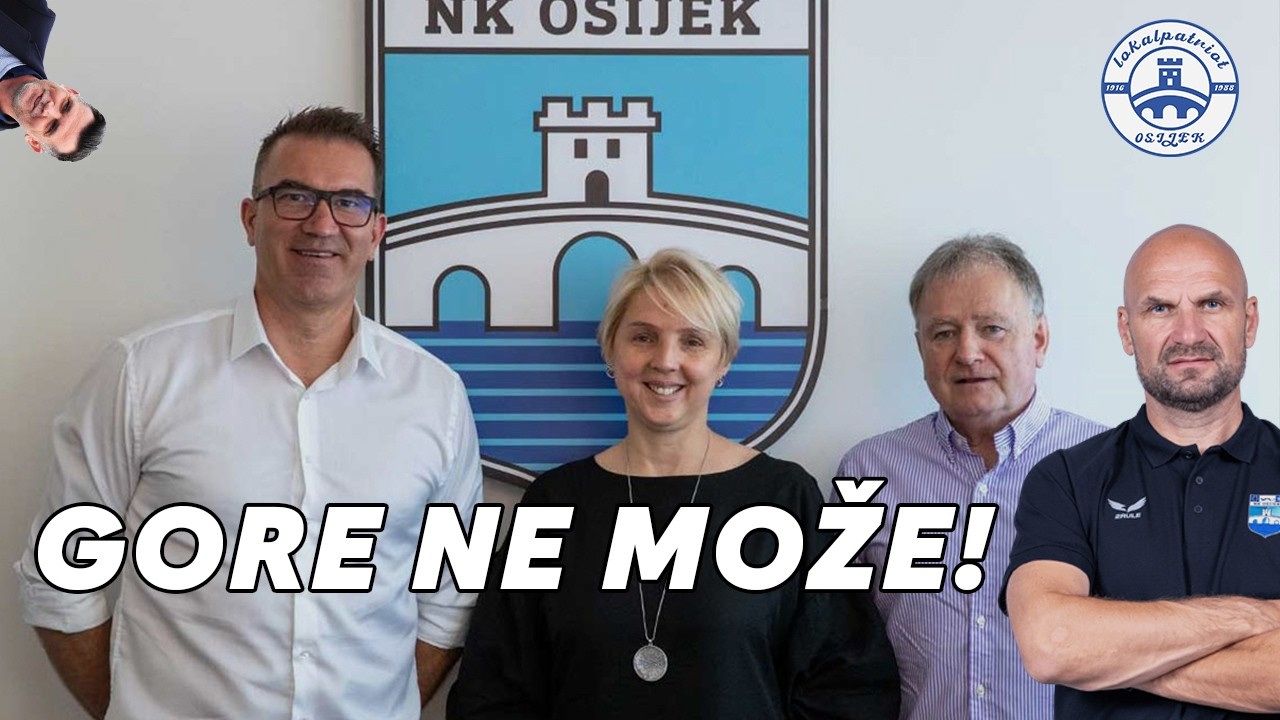 NK Osijek ne isplaćuje plaće igračima i prodaje jedinog pravog napadača