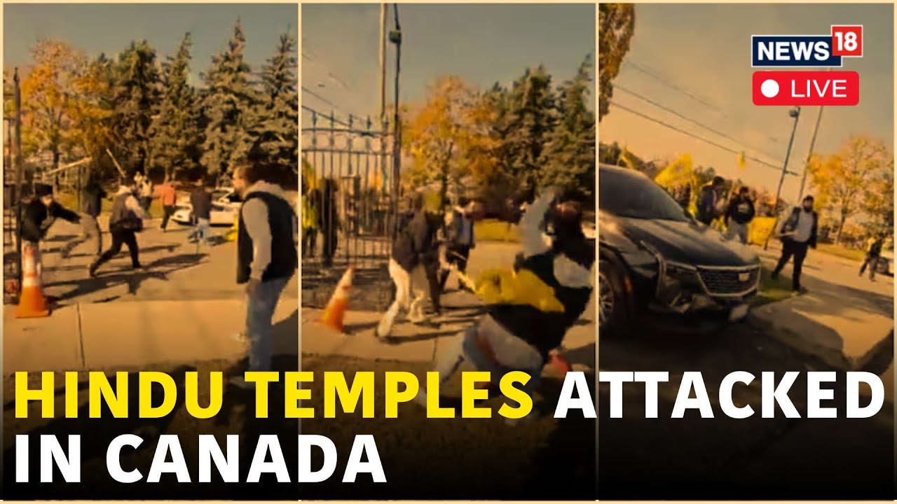 India Canada News LIVE | Devotees Attacked At Hindu Temple In Canada | India Canada Relations | N18G