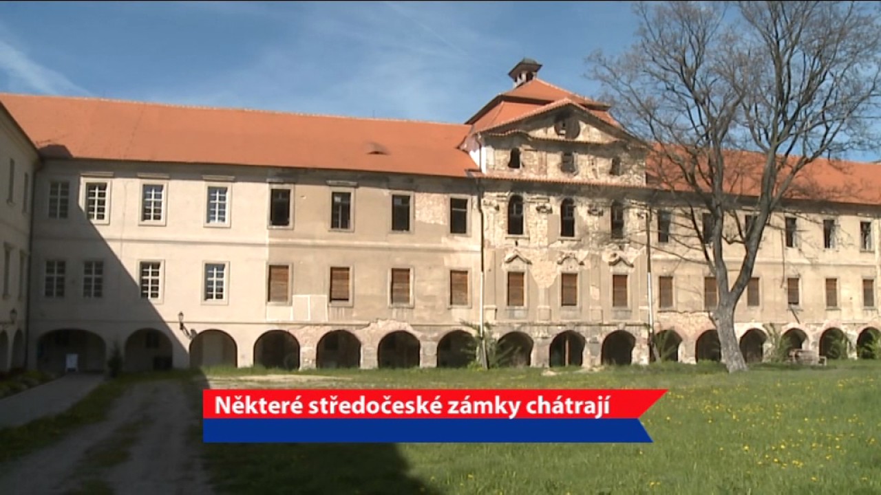 Některé středočeské zámky chátrají