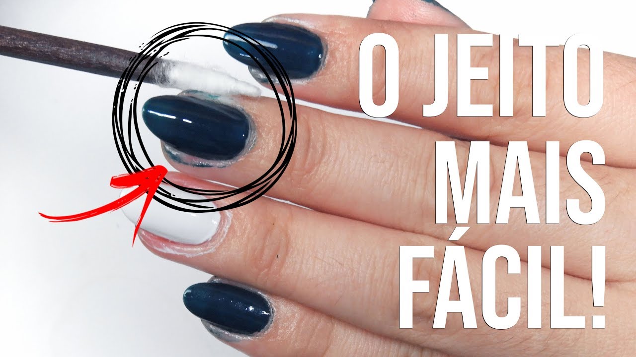 O Melhor Jeito de Limpar os Borrados de Esmalte das unhas!