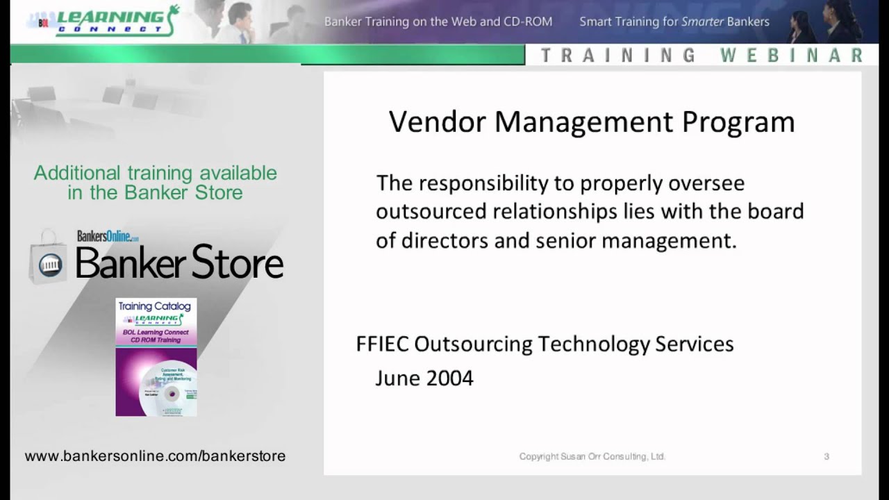 Vendor Management Program