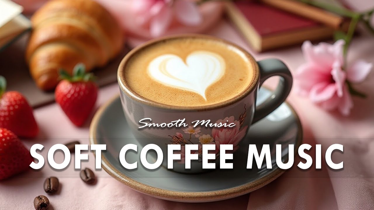 Soft Coffee Jazz ☕ Smooth Music ~ Delicate Bossa Nova Piano Music for Cheerful Moods