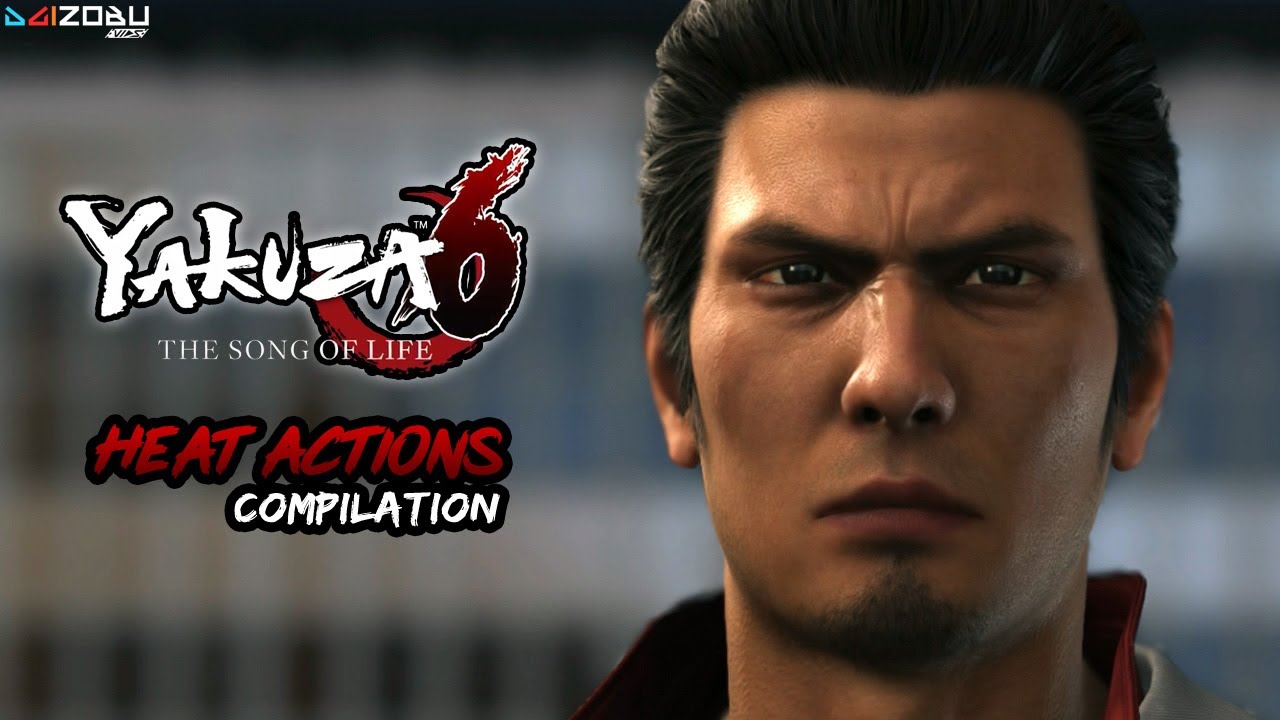 Yakuza 6 / Ryu Ga Gotoku 6 All Heat Actions Compilation