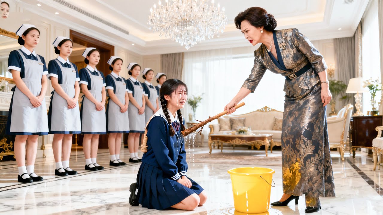 She was hit 20x by family; now she reversed to CEO&rsquo;s wife, they knelt to apologize！