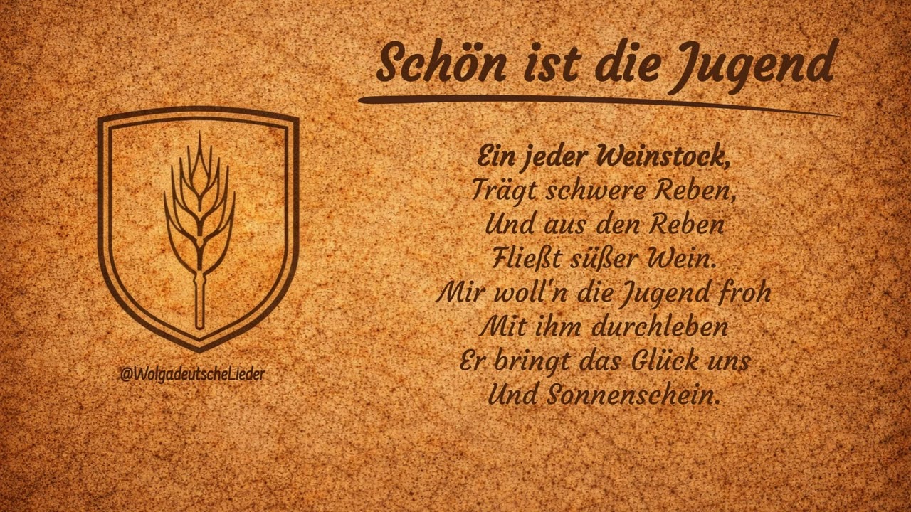 Sch&ouml;n ist die Jugendzeit