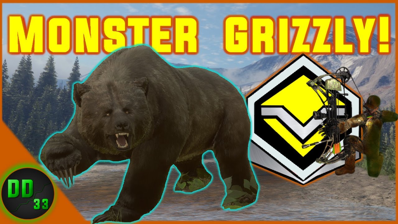 DIAMOND GRIZZLY BEAR with a BOW!!! Call Of The Wild