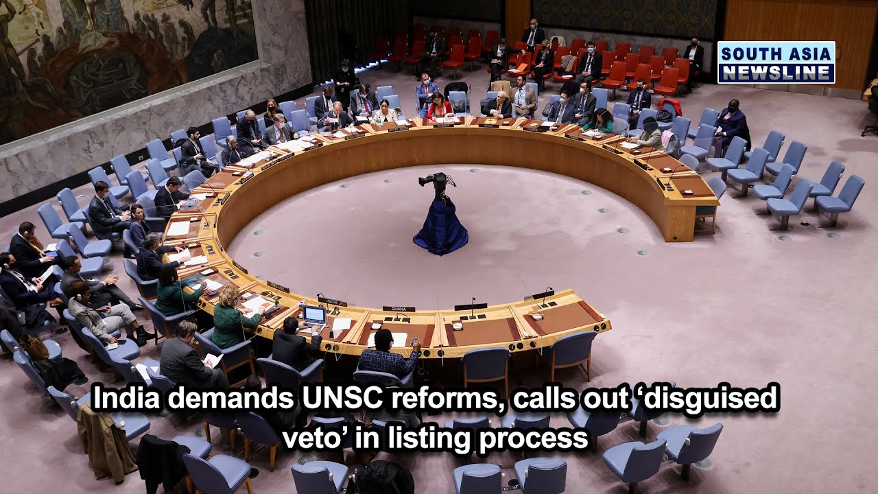 India demands UNSC reforms, calls out &lsquo;disguised veto&rsquo; in listing process
