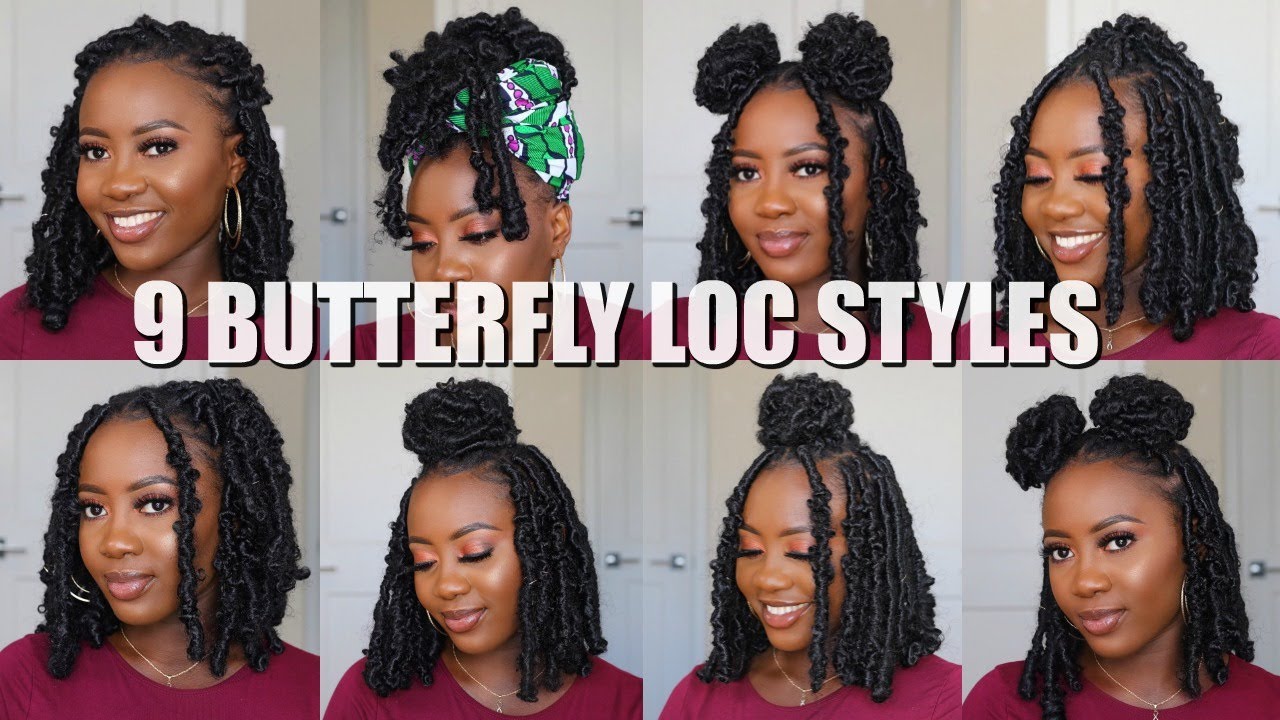9 Ways To Style BUTTERFLY LOCS BOB | Quick and Easy!