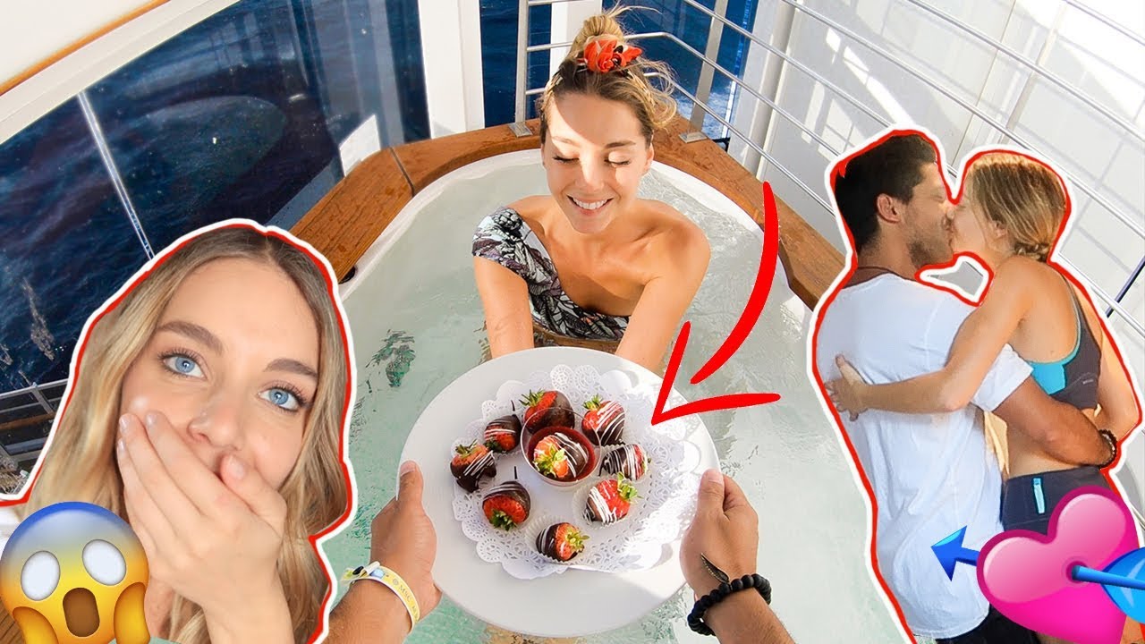 MI NOVIO ME SORPRENDE EN CRUCERO🛳️😱❤️