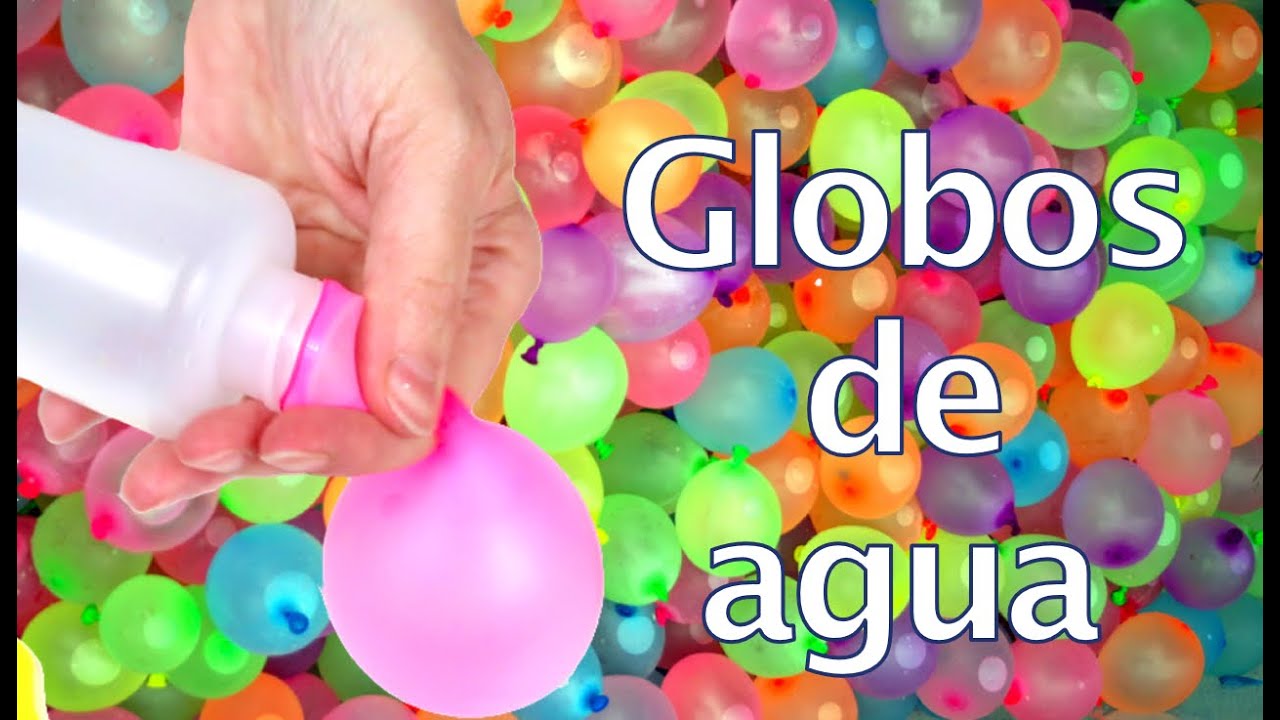 Truco para llenar globos de agua o bombitas de agua con una botella