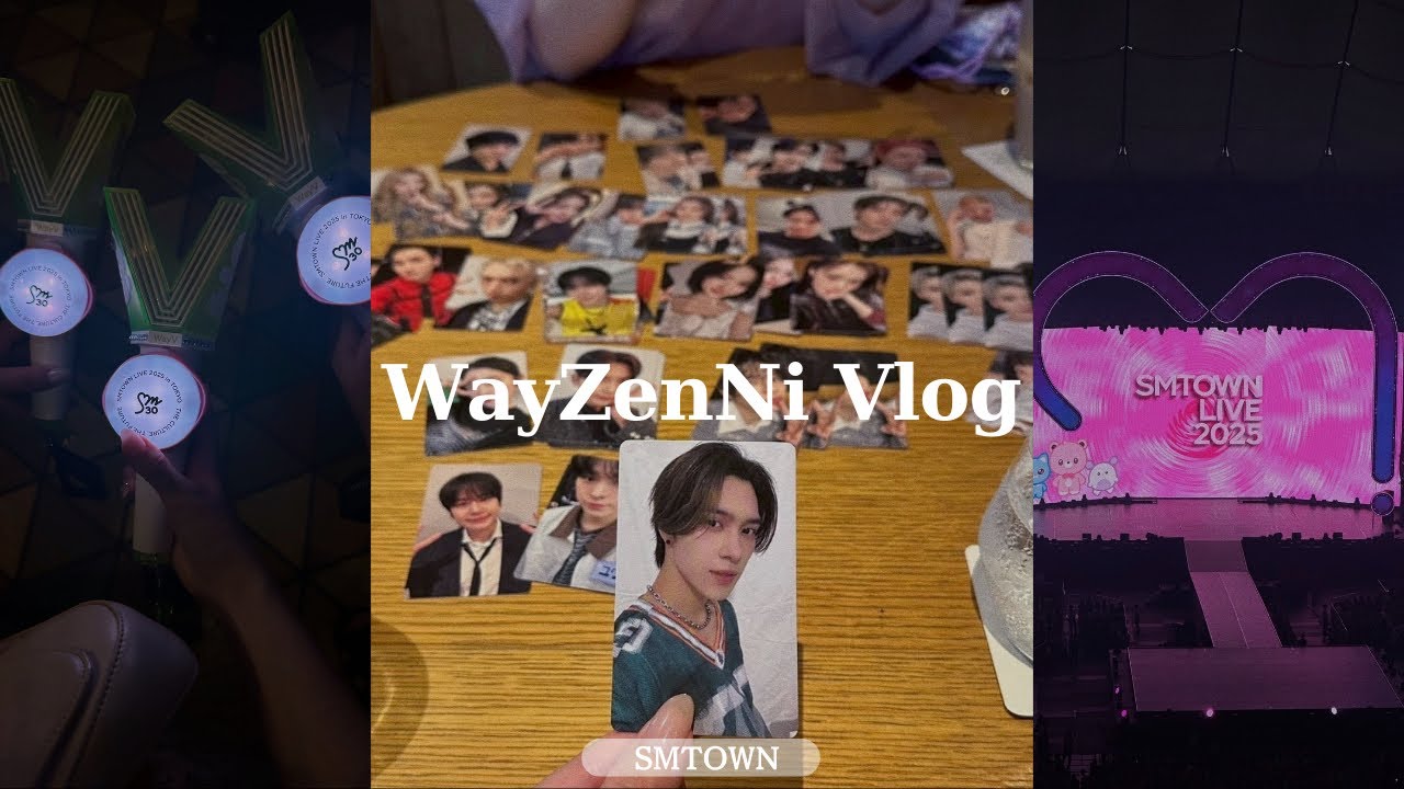 【WayZenNi Vlog】SMTOWNでランダムトレカ60枚開けた
