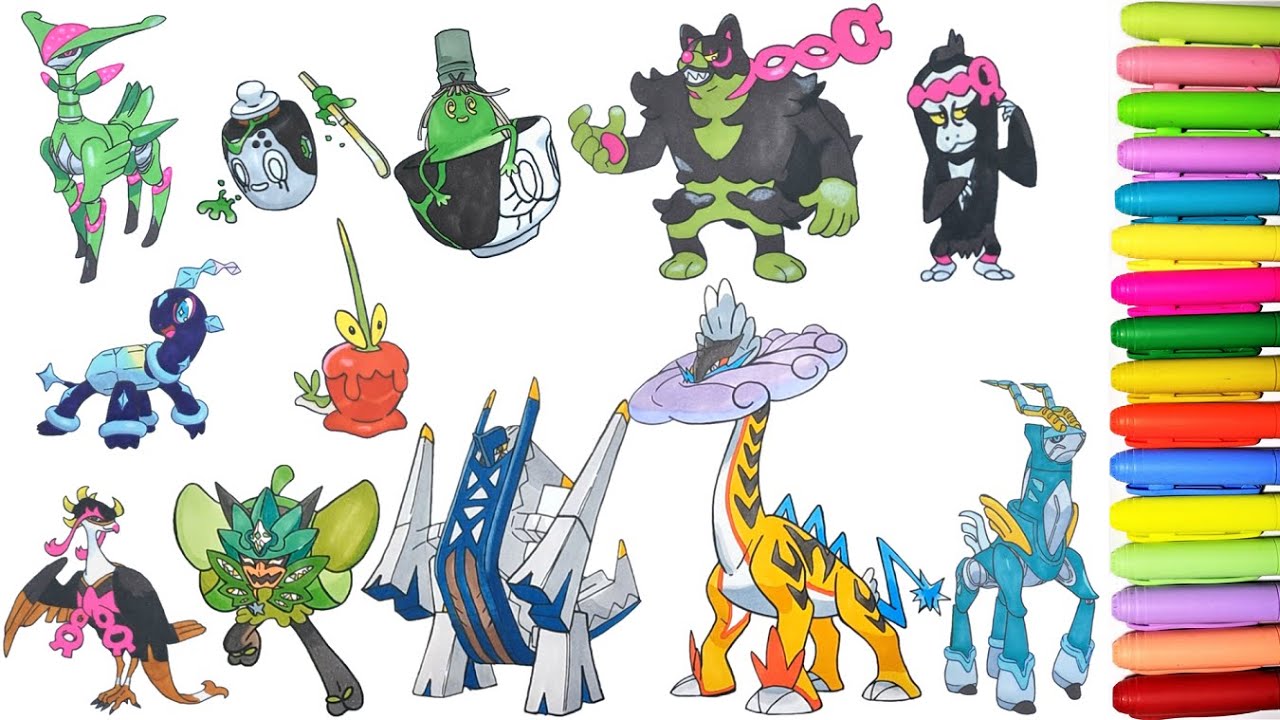 Pokemon GEN 9 Coloring - Part 12
