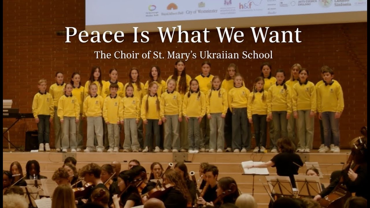 Peace is What We Want — St. Mary's Ukrainian School Choir (Original by Jesse Maryon-Davies)