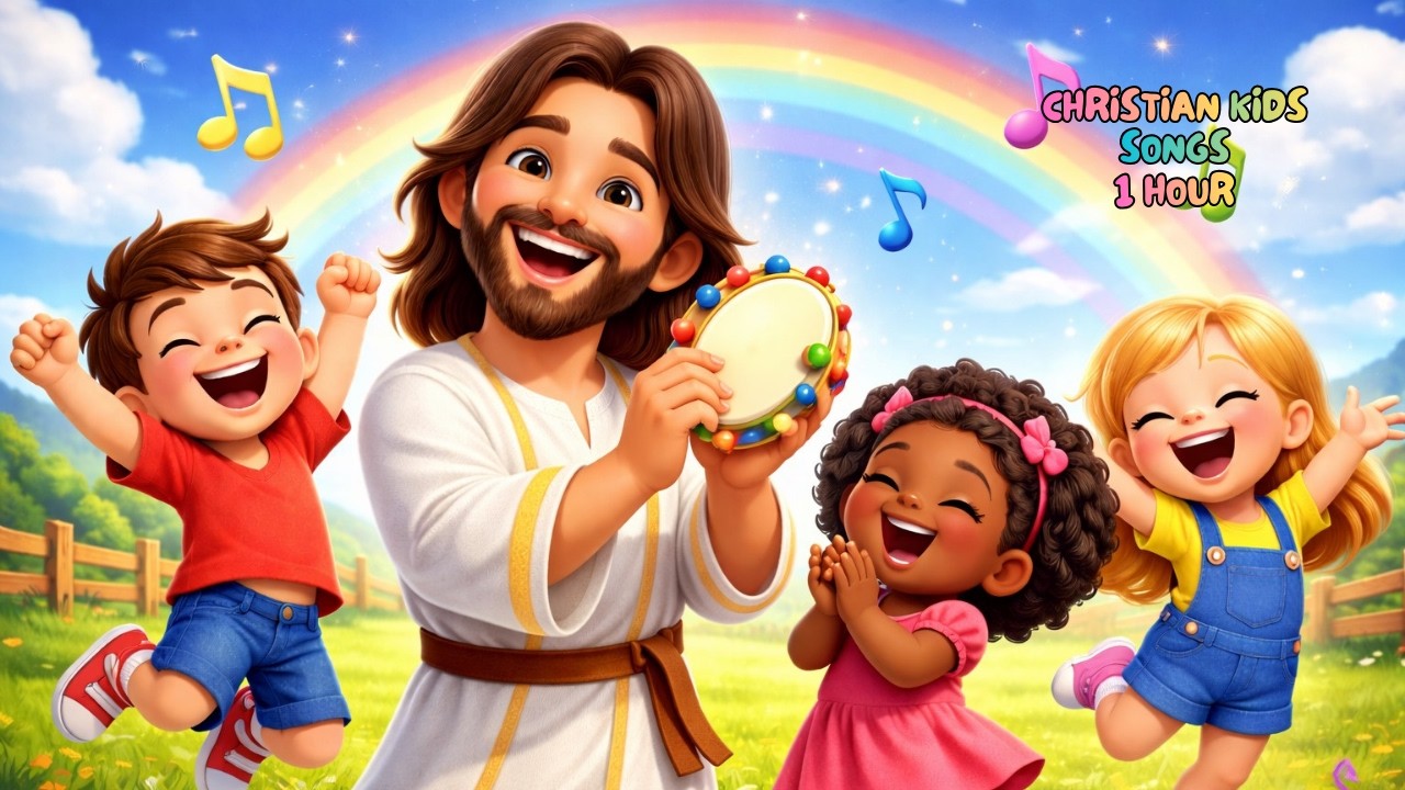 Christian Songs For Kids | 1 Hour of Bible Worship | Jesus Loves Me | Happy Bible Songs for Children